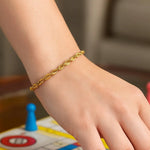 10K Yellow Gold Solid Diamond Cut Rope Bracelet (4.00 mm), view 8