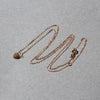 14k Rose Gold Polished Mini Heart Necklace