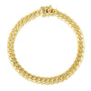 10K Yellow Gold Semi Solid Miami Cuban Bracelet (10.70 mm), view 2
