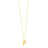 14K Yellow Gold Helium Initial P Pendant