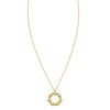 14K Yellow Gold Diamond Cut Cable Chain Necklace