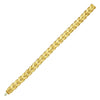 14K Yellow Gold Chevron Link Bangle (10.00 mm)