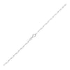 Sterling Silver Rhodium Plated Paperclip Chain (3.00 mm), view 3