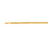 Sterling Silver Yellow Gold Plated Miami Cuban Chain (6.30 mm), view 2