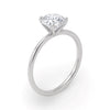 1 1/2 Carat Round Lab Grown IGI G/VS1 Diamond Ring in 10K White Gold