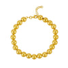 Polished 8mm Bead Bracelet in 14K Yellow Gold (8.00 mm), view 2