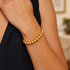 Polished 8mm Bead Bracelet in 14K Yellow Gold (8.00 mm), view 5