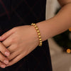 Polished 8mm Bead Bracelet in 14K Yellow Gold (8.00 mm), view 6