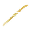 1.5mm 14K Yellow Gold Super Flex Herringbone Anklet