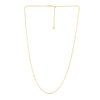 14k Yellow Gold Adjustable Franco Chain (1.00 mm)