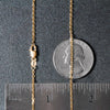 18k Yellow Gold Diamond Cut Cable Link Chain (1.50 mm)