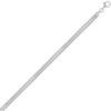 Sterling Silver Rhodium Plated Oval Snake Chain (4.20 mm)
