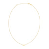 14K Yellow Gold Aquarius Necklace