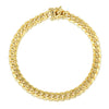 14K Yellow Gold Semi Solid Miami Cuban Bracelet (10.70 mm), view 2