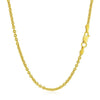 2.2mm 14K Yellow Gold Forsantina Lite Cable Link Chain
