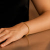 14K Yellow Gold Sparkle Spring Chain Bracelet (2.10 mm), view 4