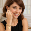 Heart Tag with Rolo Link Bracelet in 14K Yellow Gold (11.40 mm), view 4
