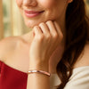 14K Rose Gold Fancy Shiny Dome Bangle (5.00 mm), view 3