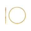 Endless Hoop Style Earrings in 14K Yellow Gold(1.2x30mm)