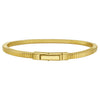 Gold Over Sterling Silver Cubogas Chain Bracelet, view 2
