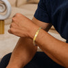 14K Yellow Gold Lite Cuban ID Bracelet (9.10 mm), view 4