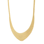 Cleopatra Gratuated Necklace in 14K Yellow Gold, view 2