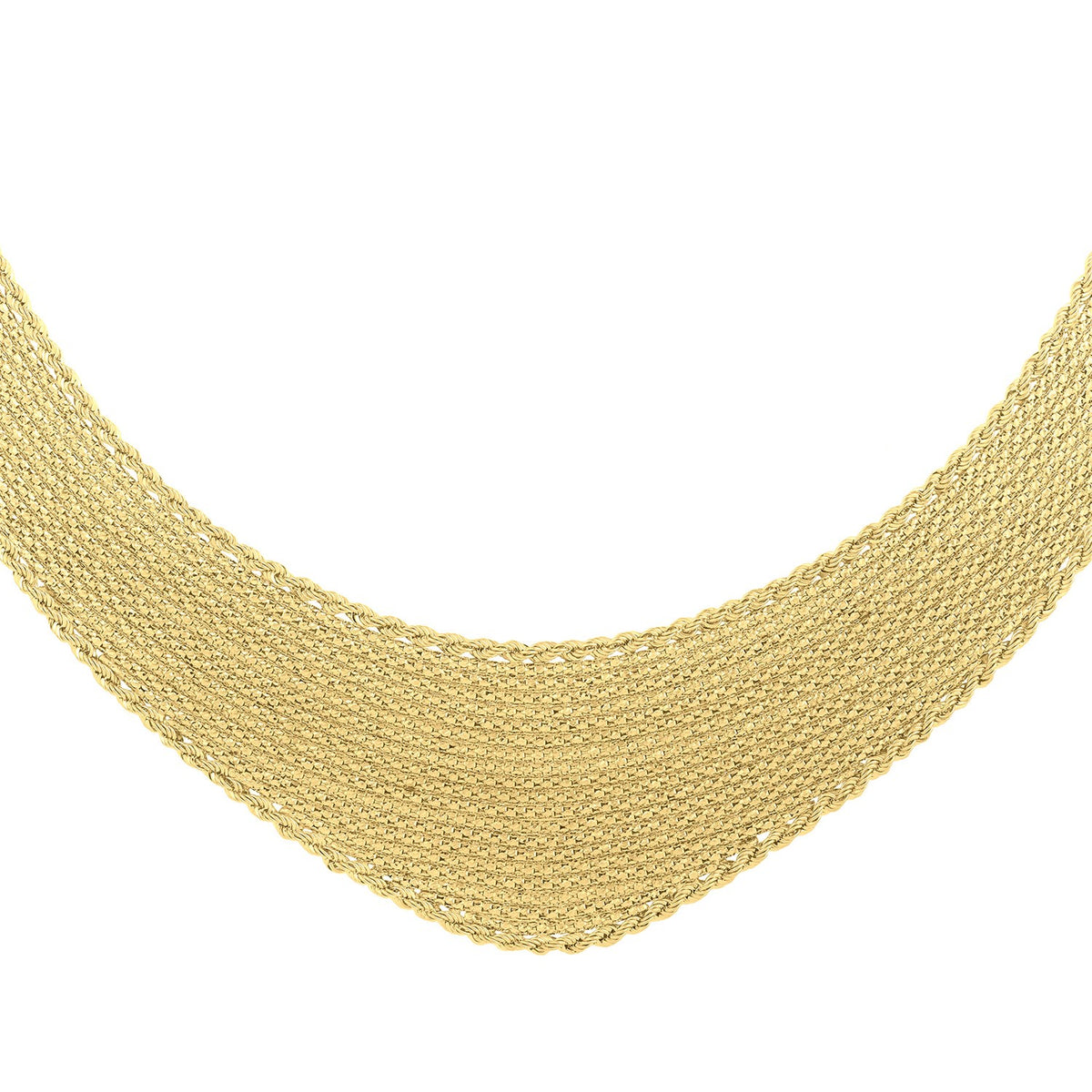 Cleopatra Gratuated Necklace in 14K Yellow Gold, view 3