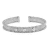 Pallina Cuff Bangle in 14K White Gold (9.00 mm), view 2