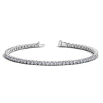 Lab Grown Round Diamond Tennis Bracelet in 14K White Gold (3 cctw F/G VS2/SI1)