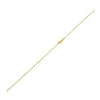 Extendable Bead Chain in 14k Yellow Gold (1.00 mm)