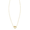 14K Yellow Gold Love Knot Necklace
