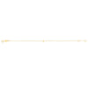 14K Yellow Gold Mini Initial J Bracelet, view 2