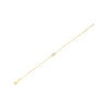 14K Yellow Gold MOP Evil Eye Bracelet (1.00 mm)