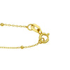 Malachite Geometric Rectangle Necklace in 14K Yellow Gold