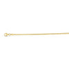 Sterling Silver Yellow Gold Plated Round Box Chain (2.10 mm)
