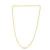 Moon Cut Bead Chain in 14k Yellow Gold (2.50 mm)