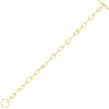 14K Yellow Gold Paperclip Toggle Bracelet