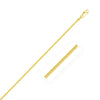 1.0mm 14K Yellow Gold Octagonal Shiny Snake Chain