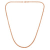 Ice Barrel Chain in 14k Rose Gold (3.1 mm)