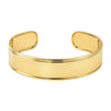 Designer Classic Cuff Bangle in 14K Yellow Gold (20.40 mm), view 2