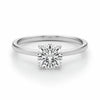1 Carat Cushion Lab Grown IGI G/VS1 Diamond Solitaire Ring in 14K White Gold