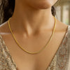 14k Yellow Gold Semi Solid Box Chain (2.10 mm)