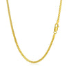 14k Yellow Gold Semi Solid Box Chain (2.10 mm)