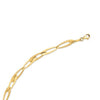 14K Yellow Gold Italian Oval Links Bracelet (5.40 mm), view 2