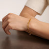 14K Yellow Gold Italian Oval Links Bracelet (5.40 mm), view 6