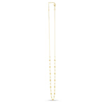 14K Yellow Gold Bead Necklace, view 3