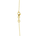14K Yellow Gold Bead Necklace, view 5