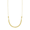14K Yellow Gold Adjustable Rolo Link Necklace