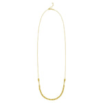 14K Yellow Gold Adjustable Rolo Link Necklace, view 2