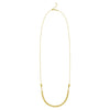 14K Yellow Gold Adjustable Rolo Link Necklace